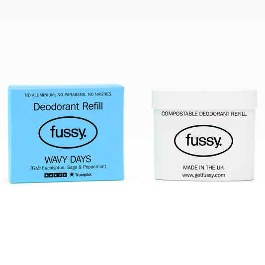 Fussy Natural Deodorant Refill  - Wavy Days