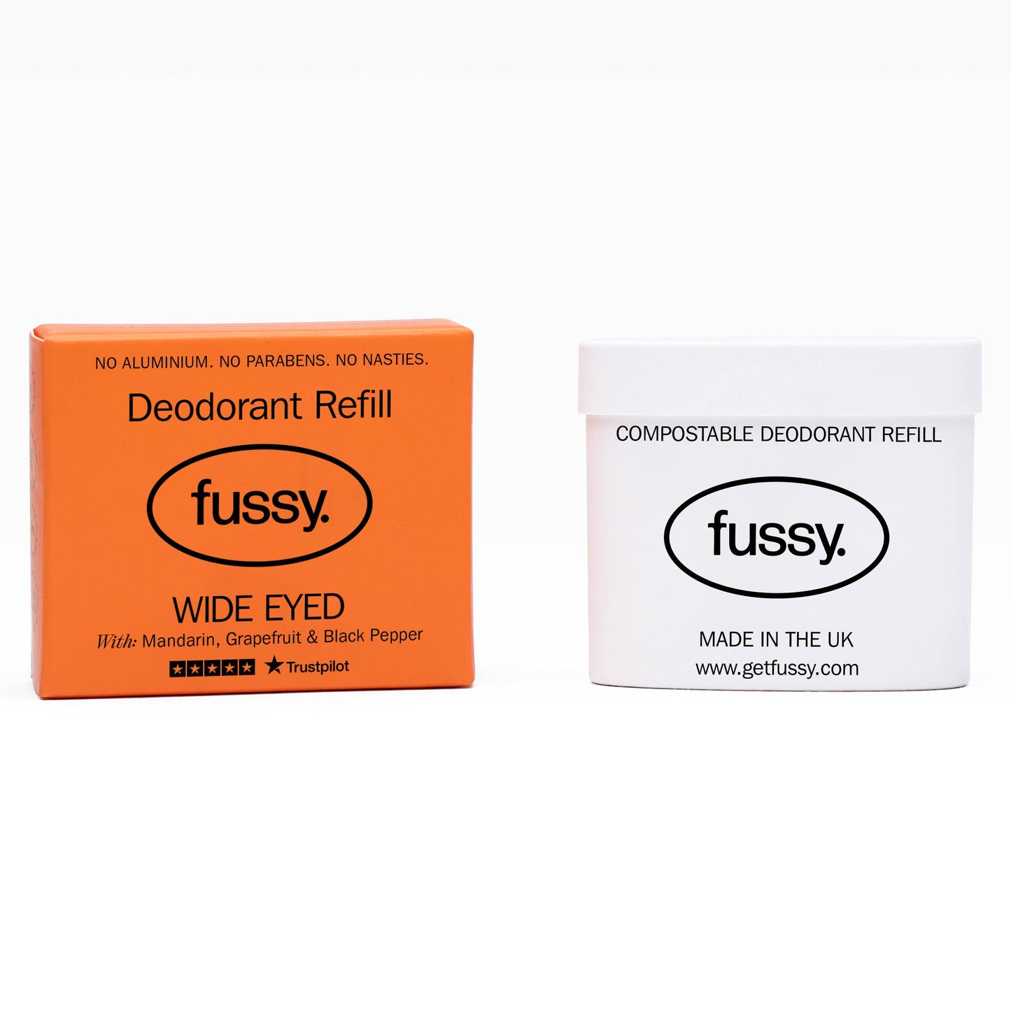 Fussy Natural Deodorant Refill  - Wide Eyed