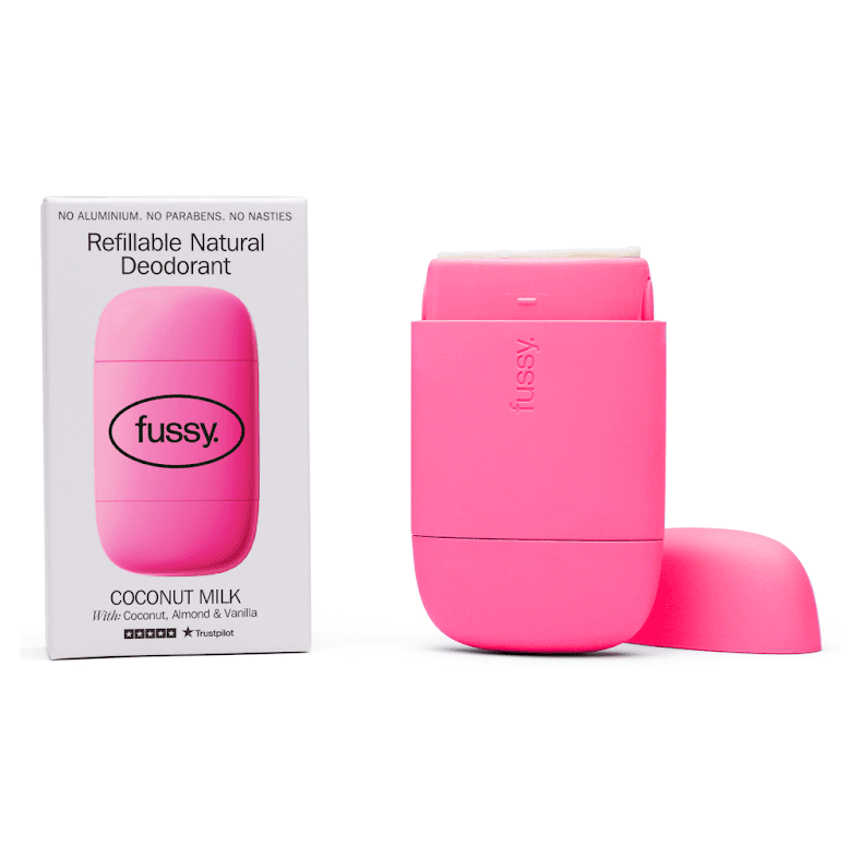 Fussy Refillable Natural Deodorant - Coconut Milk Tropical