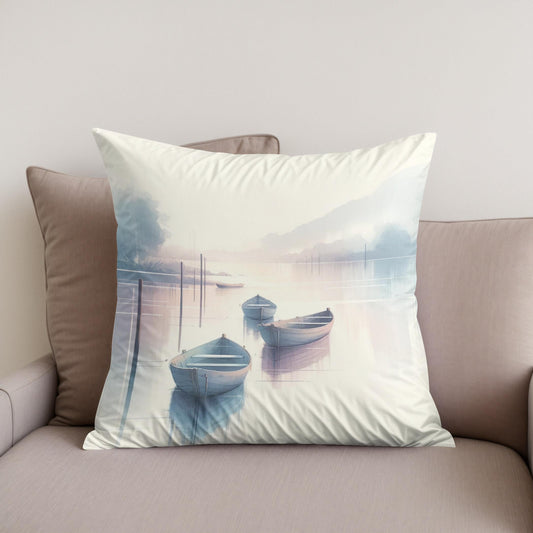 River of Serenity Cotton Cushion