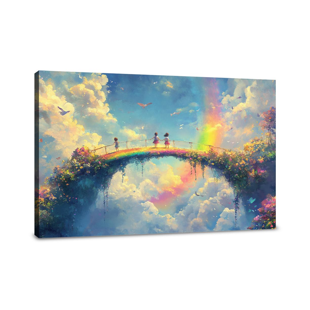 Rainbow Bridge Adventure Canvas