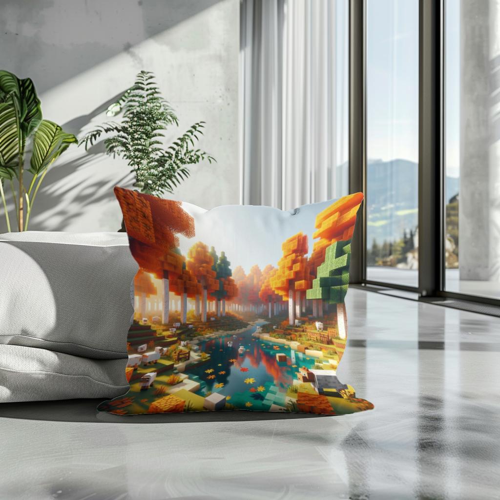 Autumn Reflections Cotton Cushion