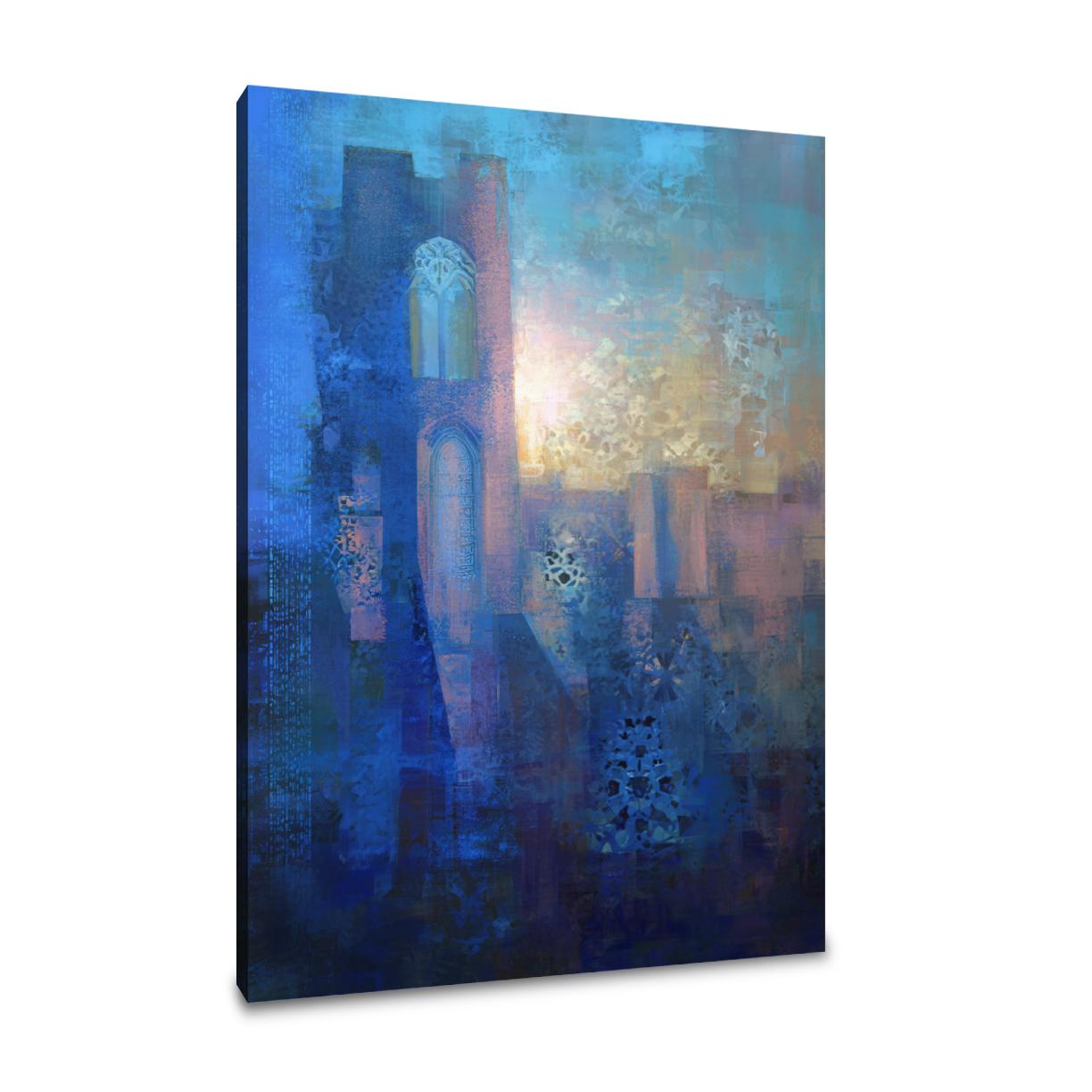 Richmond Castle Dawn Canvas