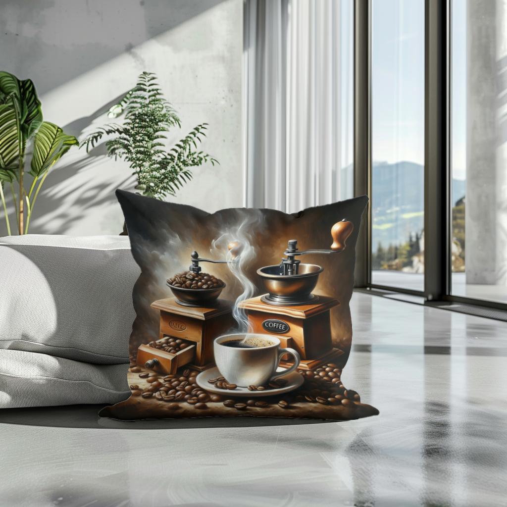 Morning Aroma Cotton Cushion