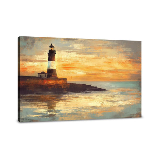 Plymouth Hoe Sunset Canvas