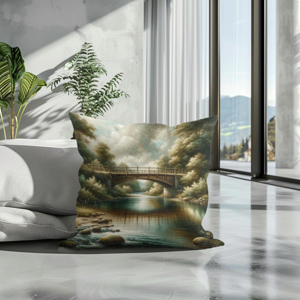 Nostalgic Echoes Cotton Cushion