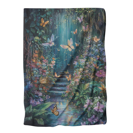 Whimsical Fairy Garden Blanket