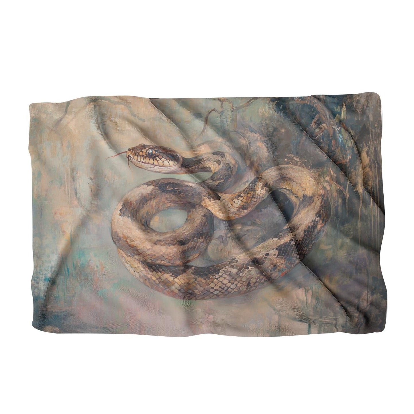 Serpentine Elegance Blanket