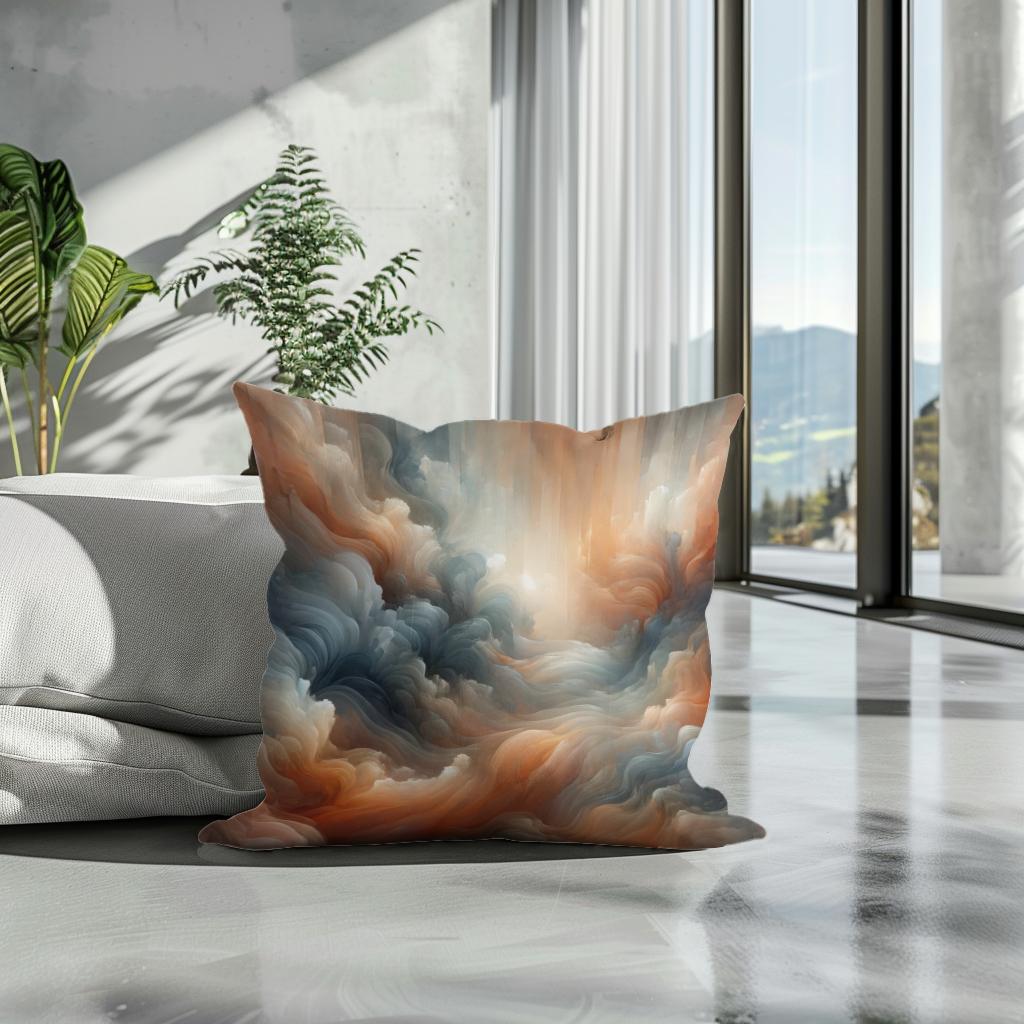 Serene Whispers Cotton Cushion