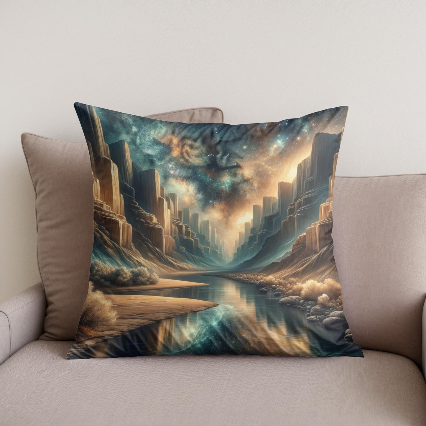 Cosmic Canyon Cotton Cushion