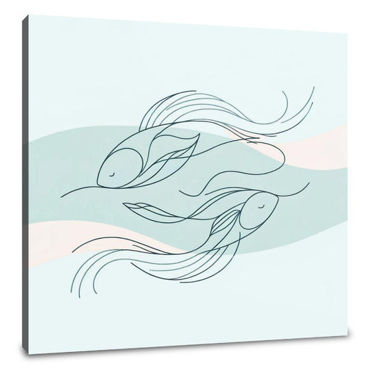 Graceful Swimmers Canvas
