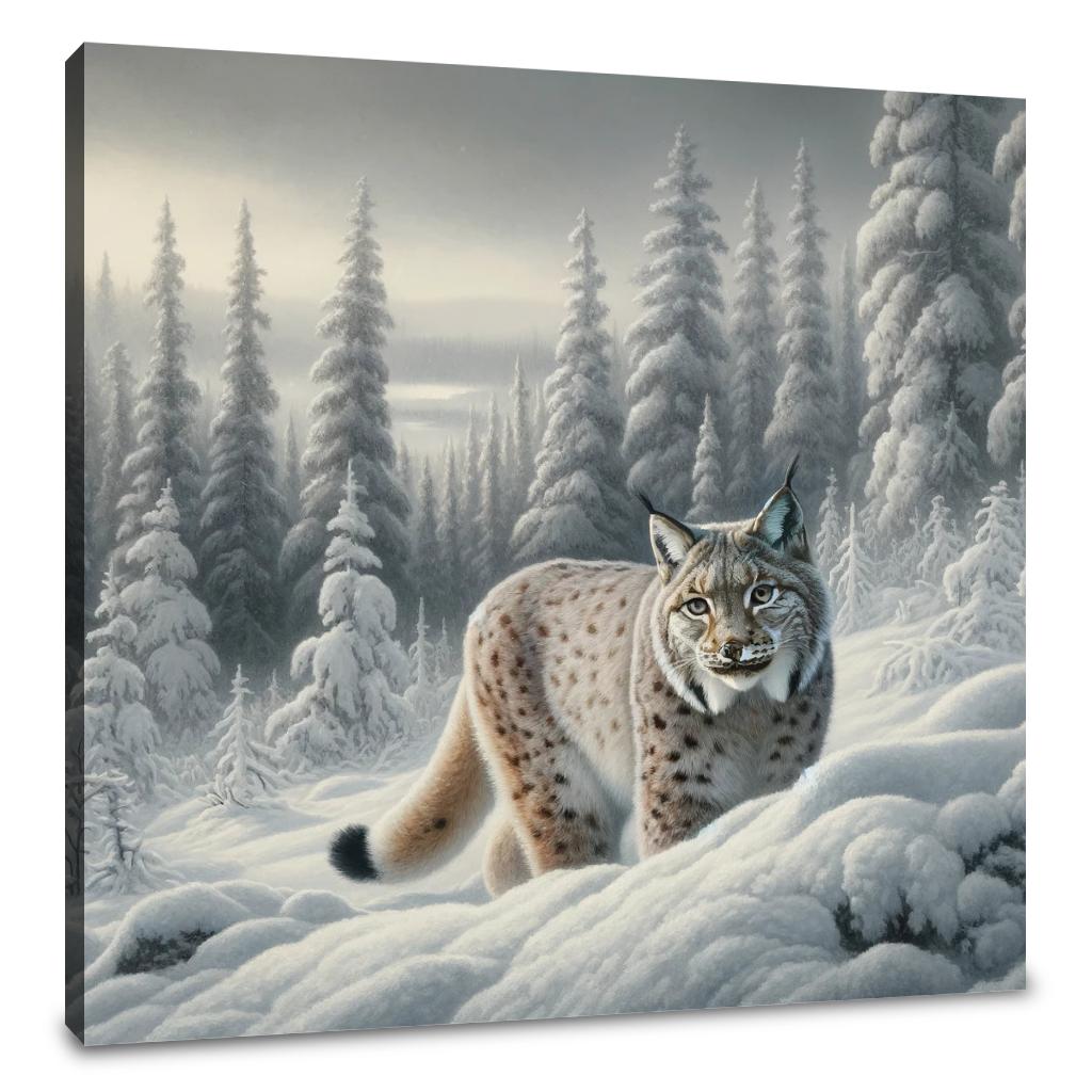 Winter Lynx Canvas