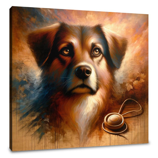 Canine Devotion Canvas