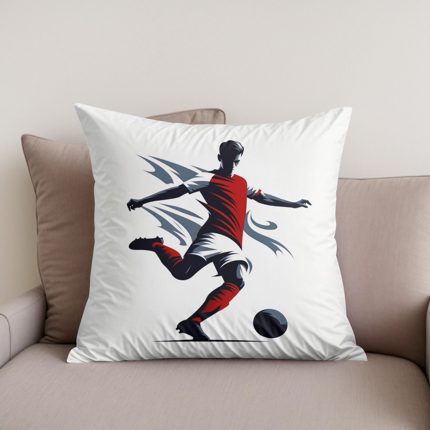 North London Red Cotton Cushion