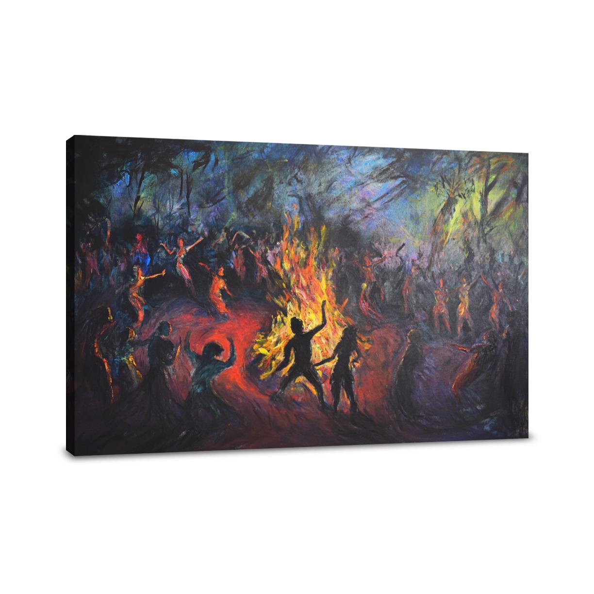 Bealtaine Bonfire Canvas