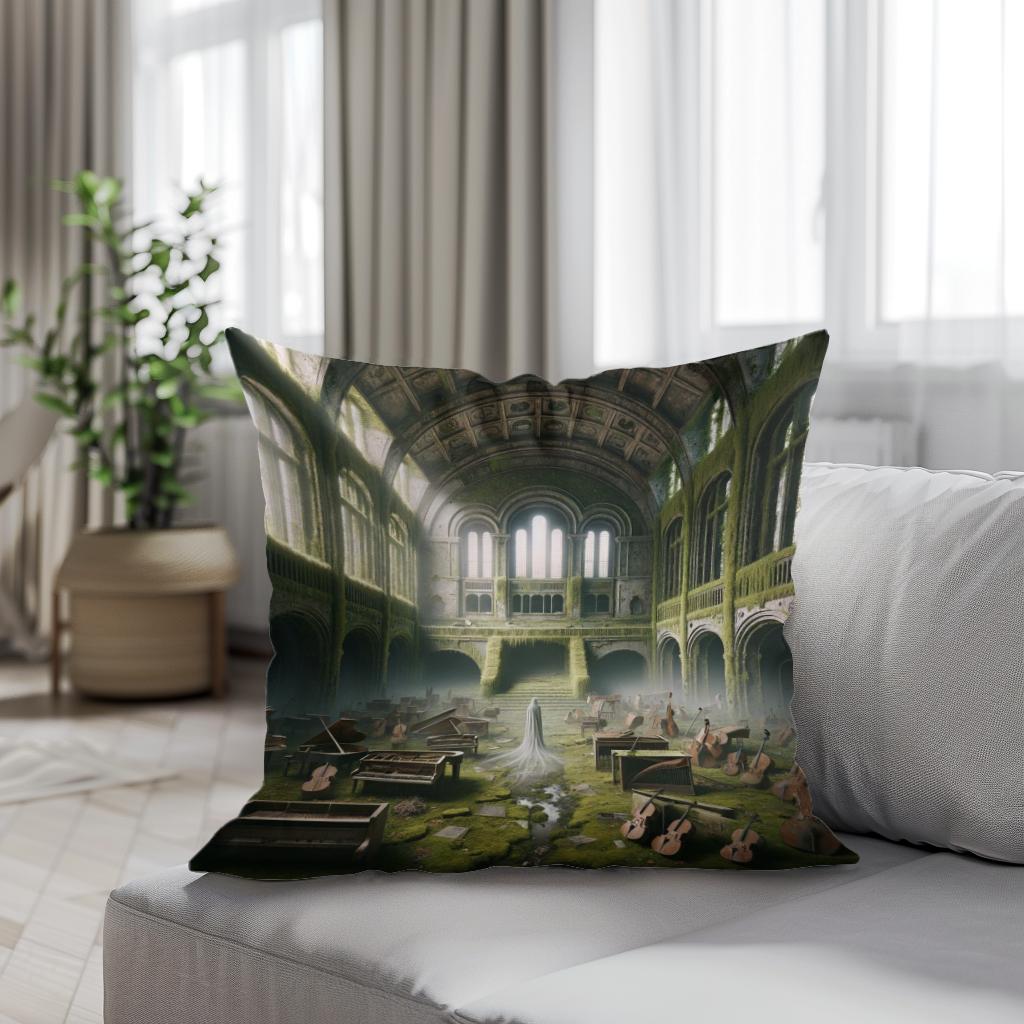 Echoes of Harmony Cotton Cushion