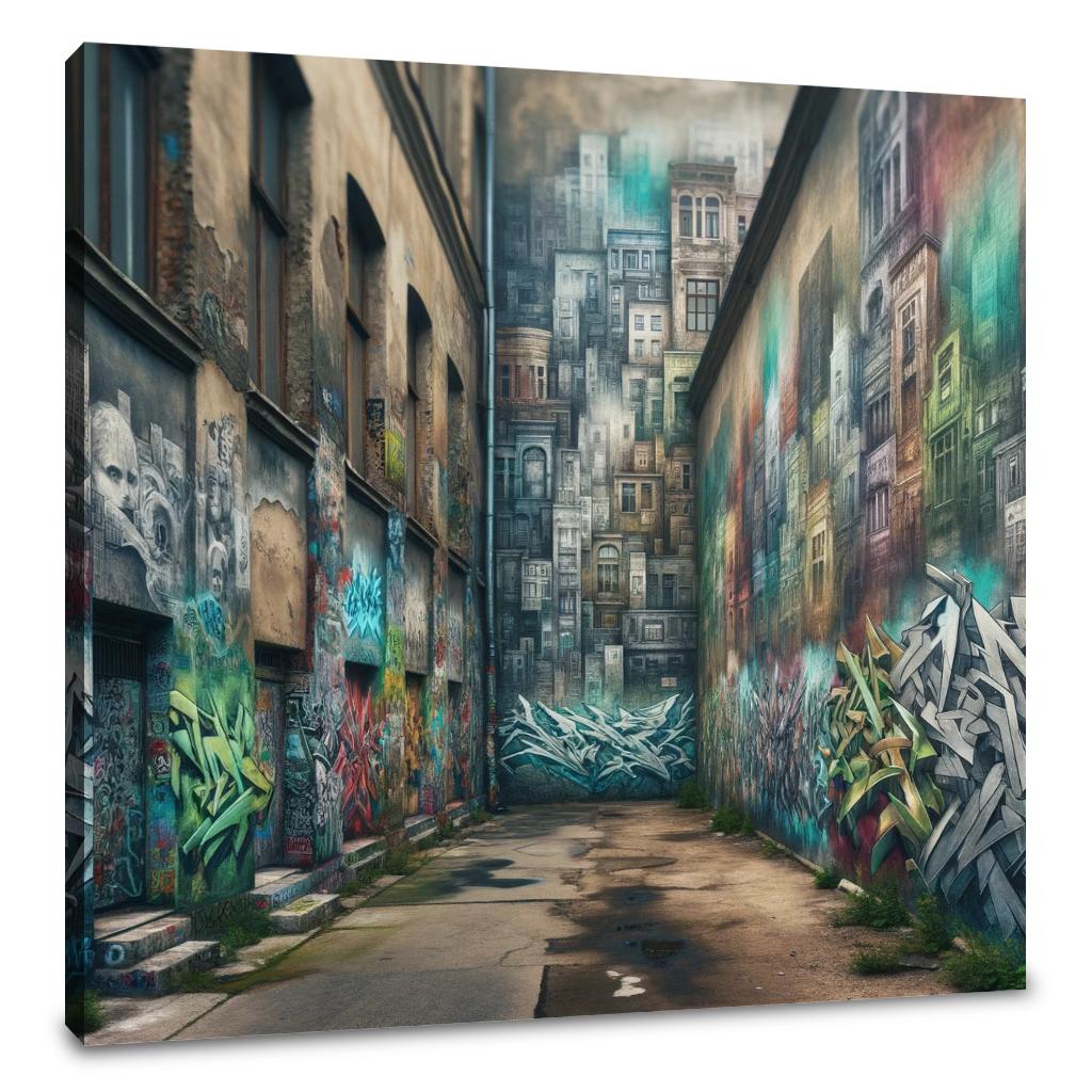 Echoes of the Alley Canvas