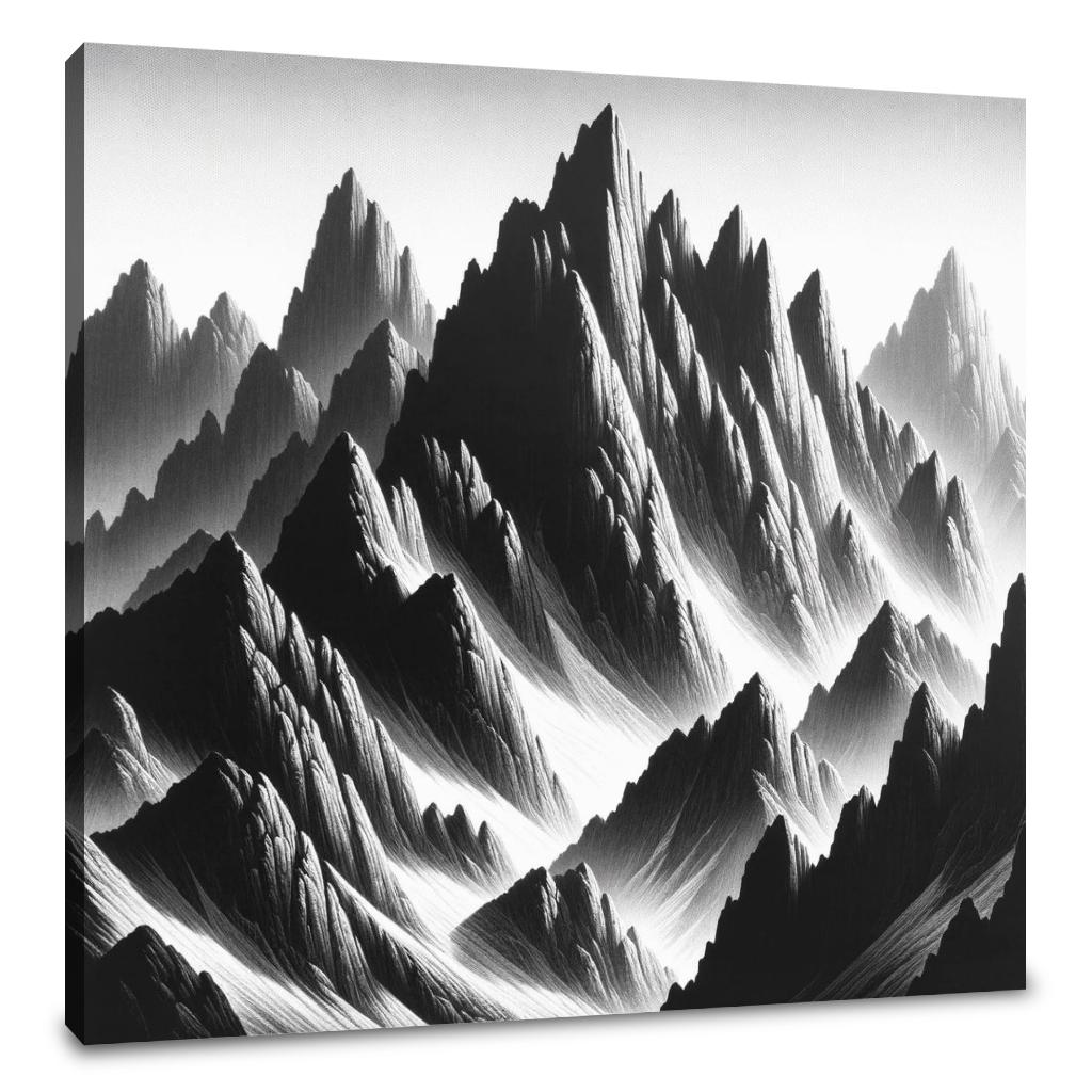 Summit Shadows Canvas