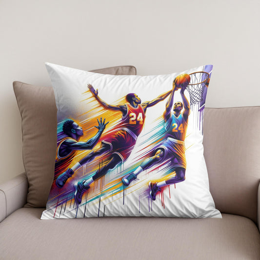 Courtside Clash Cotton Cushion