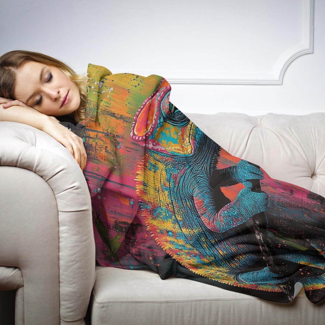 Chameleon Colour Dance Blanket