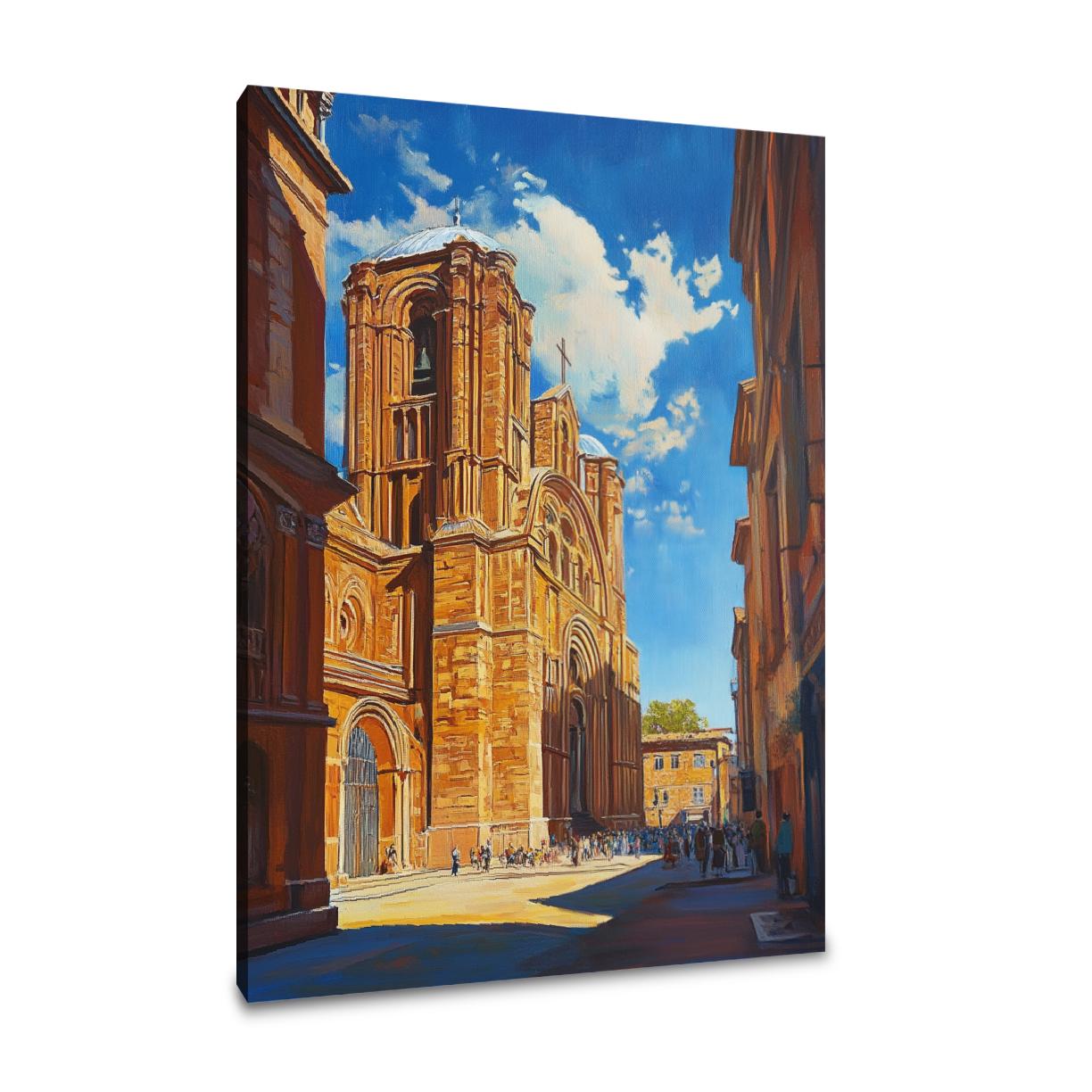 Saint-Sernin Heritage Canvas