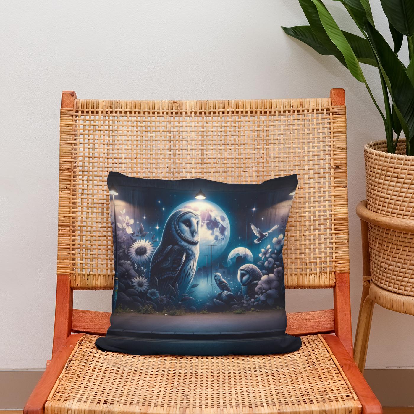 Nightfall Serenade Cotton Cushion