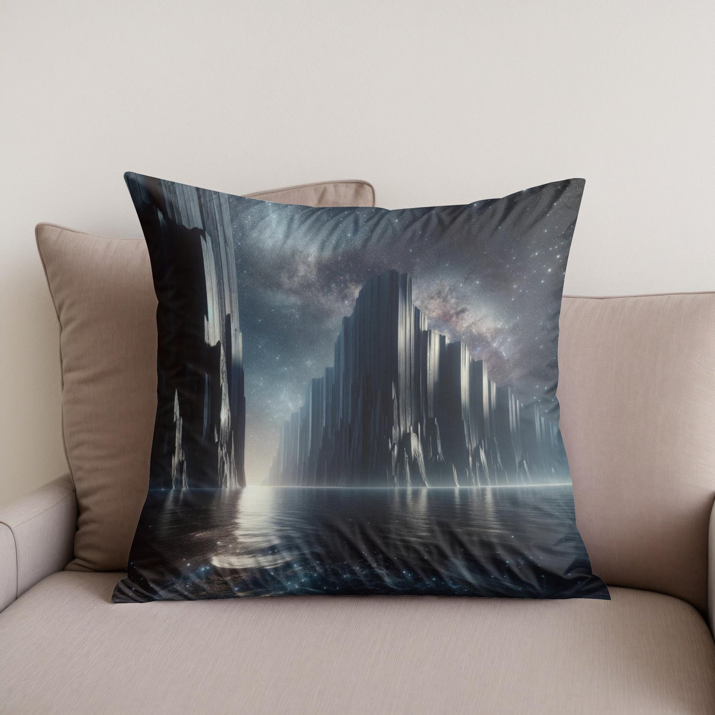 Cosmic Cliffs Cotton Cushion