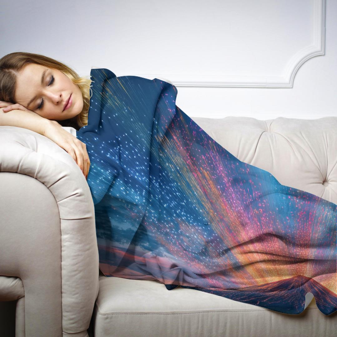 Colour Cascade Blanket