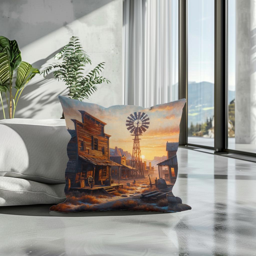 Forgotten Frontier Cotton Cushion