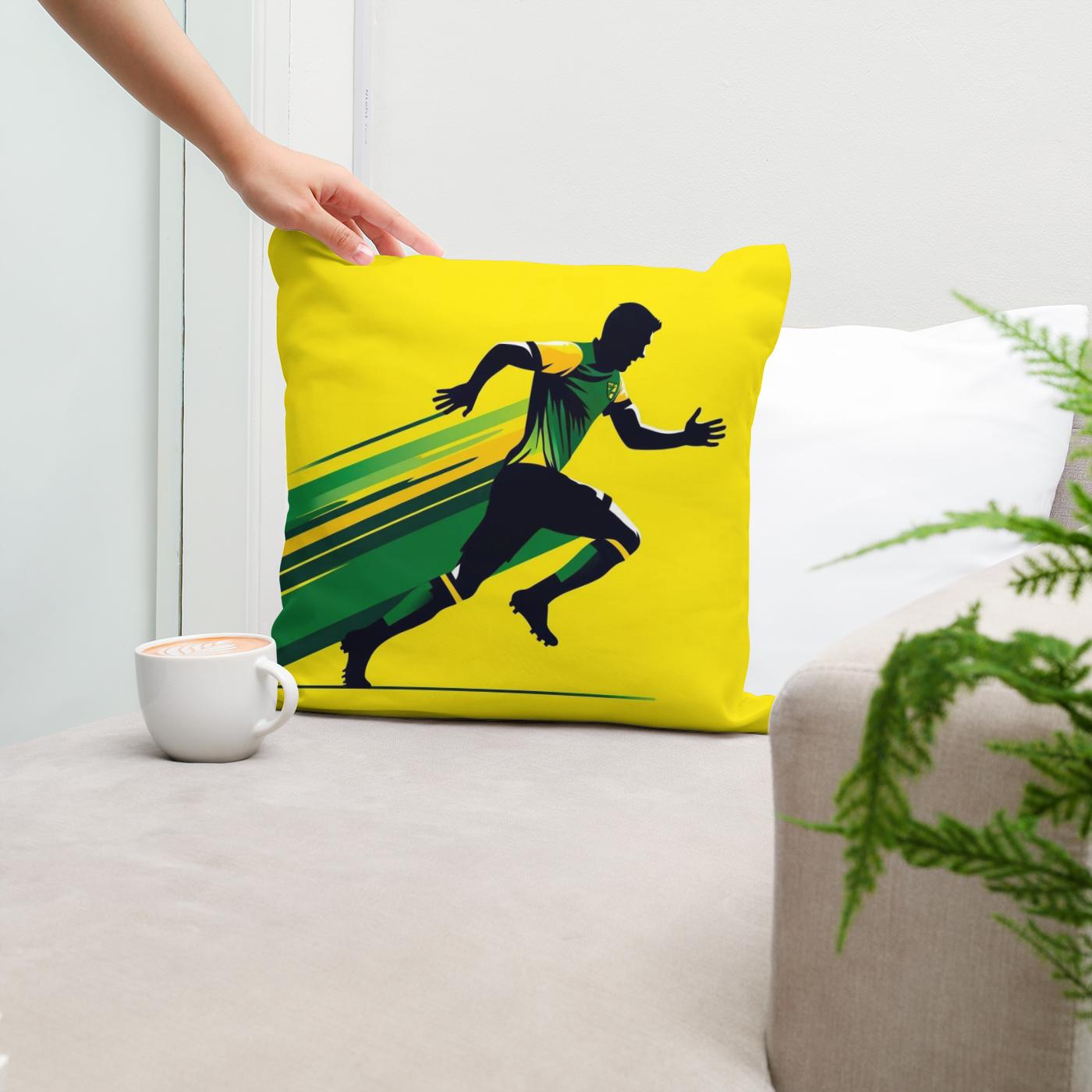 Norwich Sprint Cotton Cushion