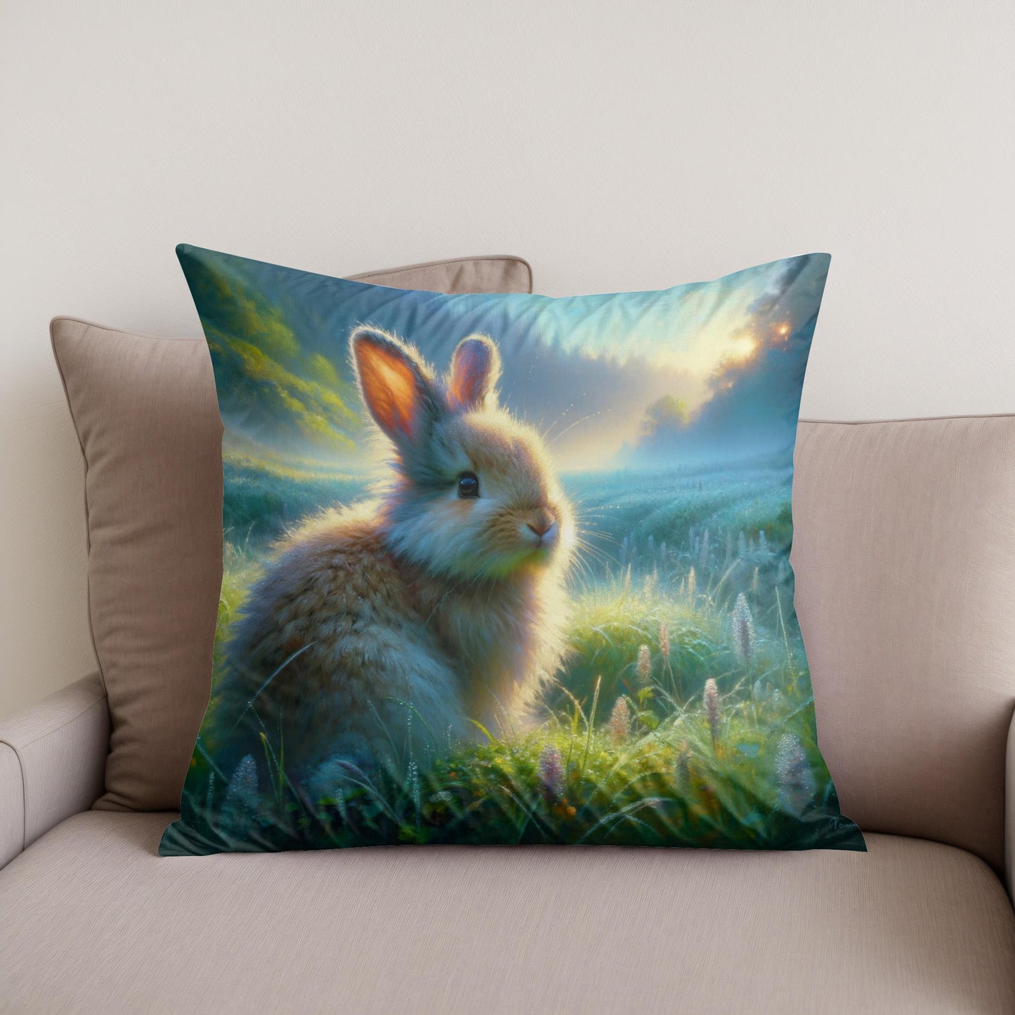 Meadow Mornings Cotton Cushion