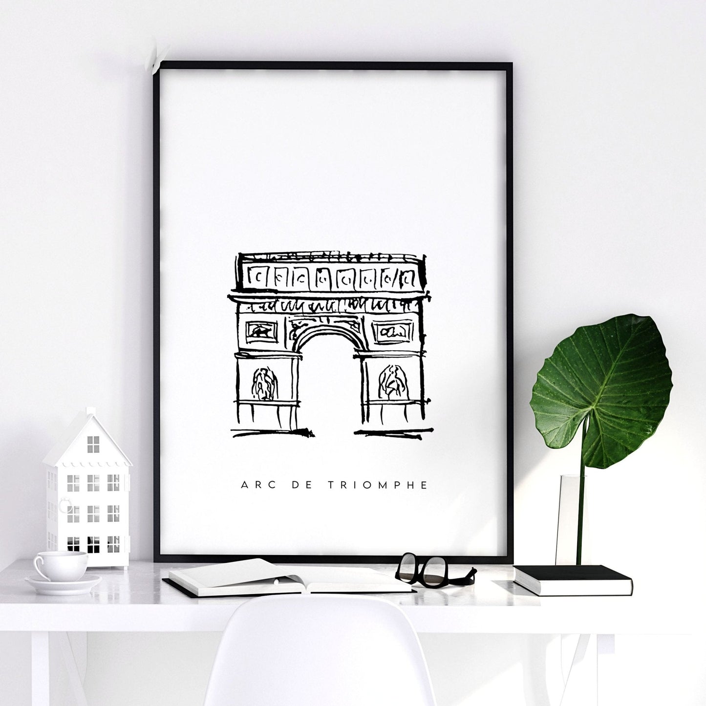 Gallery Wall Framing | Set of 3 Paris Landmarks Wall art Prints