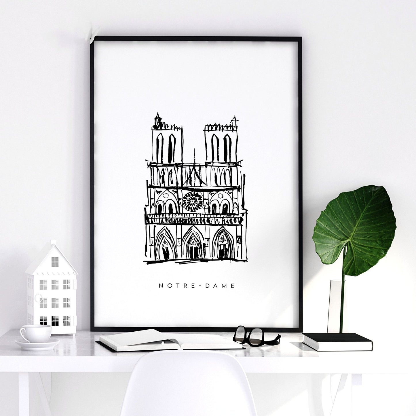 Gallery Wall Framing | Set of 3 Paris Landmarks Wall art Prints
