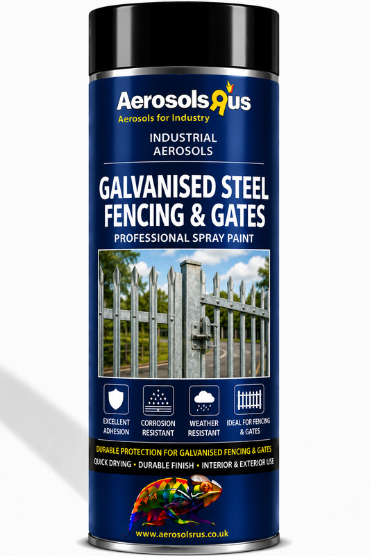 Galvanised Steel Fences and Gates Aerosol