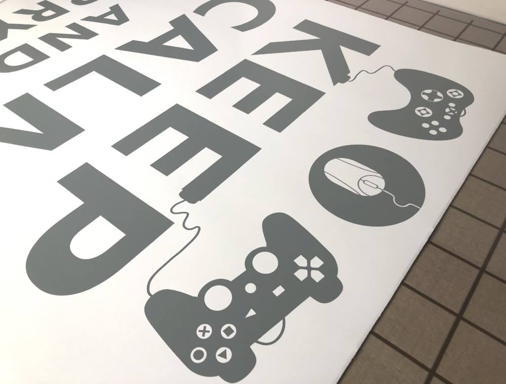 Keep Calm and Carry On Gaming Wall Sticker