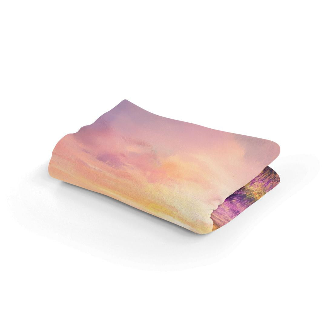 Lavender Sunrise Serenity Blanket
