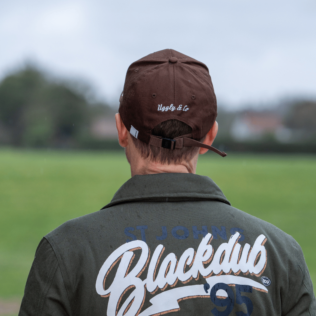 Brown 'Aviation' Diamond Trucker Hat