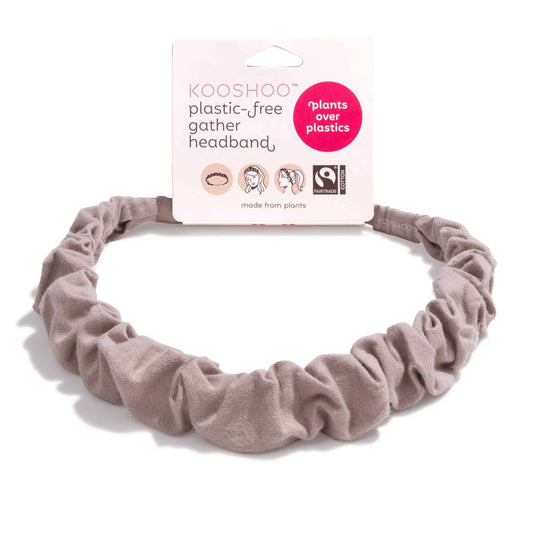 Gather Headband – Organic Plastic-Free Ruched Headband