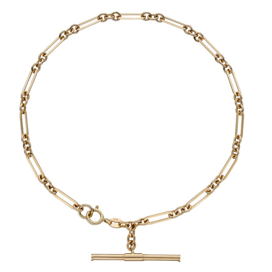 Elements Gold T-Bar Chain Bracelet