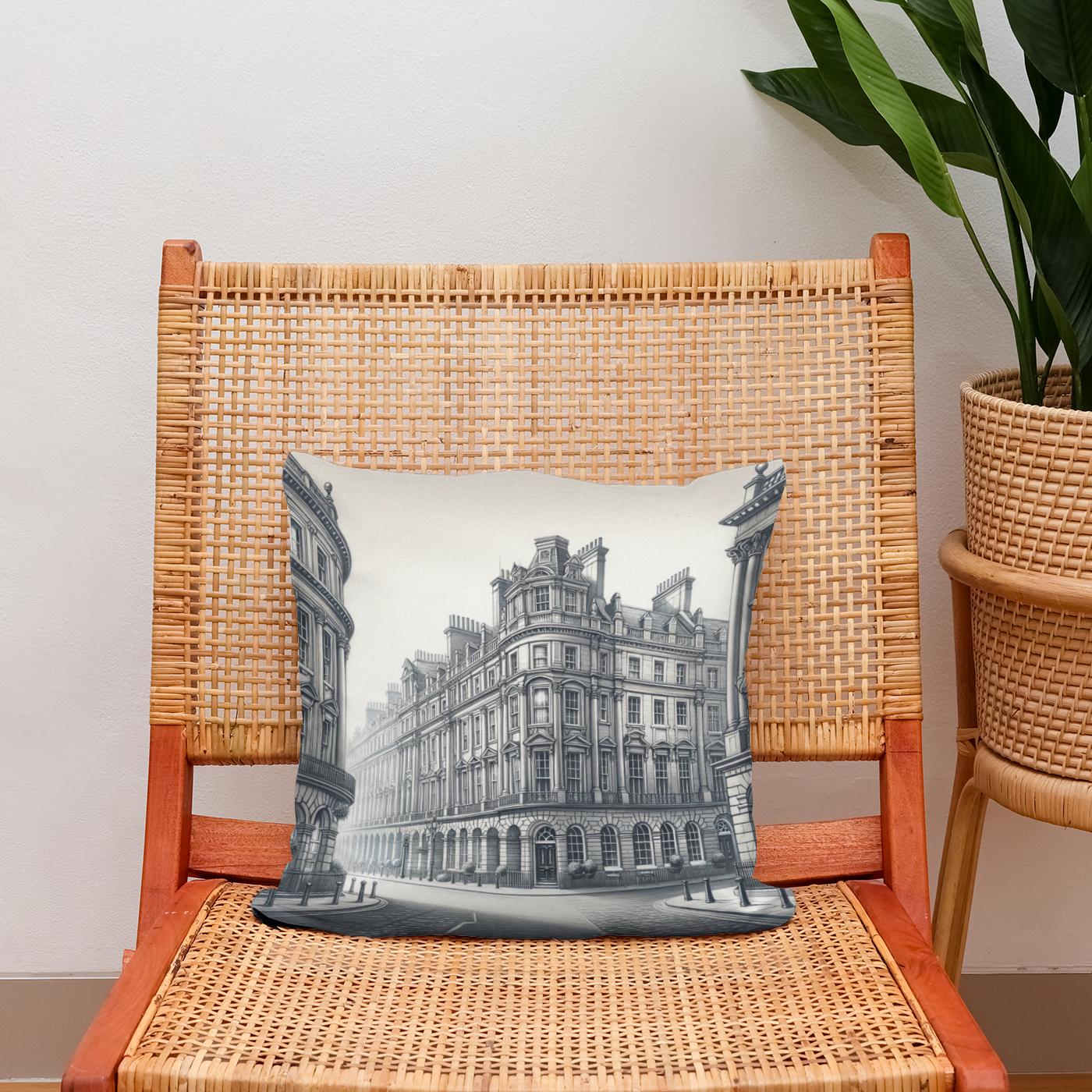 Newcastle Grey Street Classic Elegance Cotton Cushion