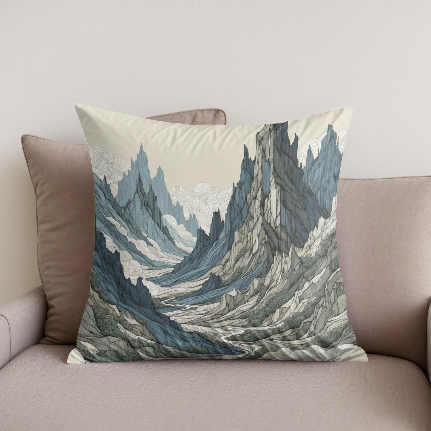 Majestic Peaks Enigma Cotton Cushion