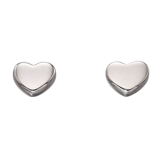 Elements Gold Small Heart Earrings