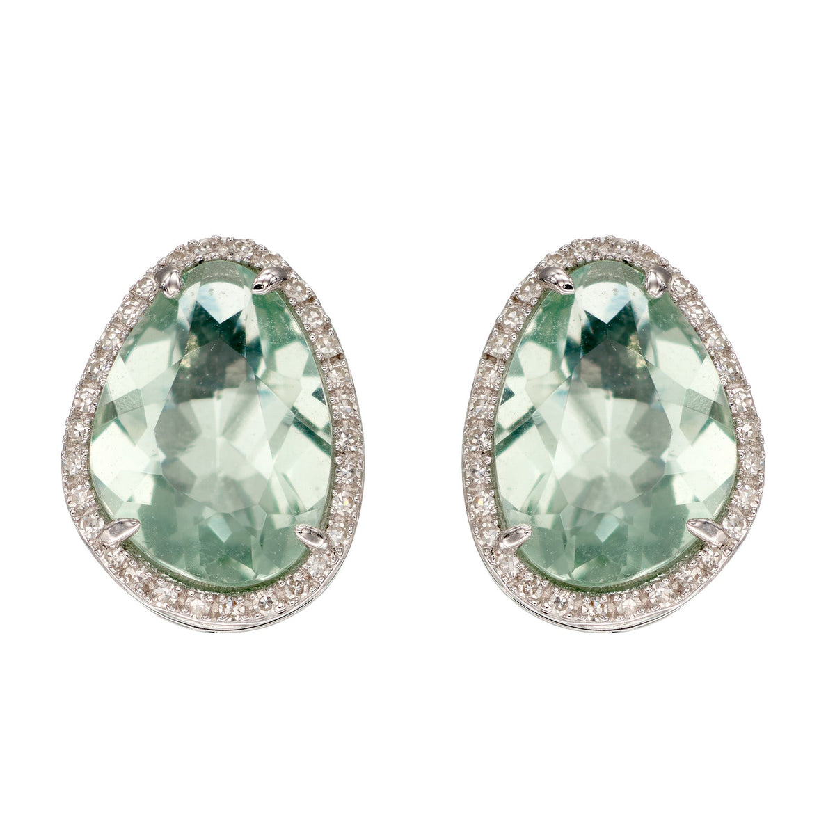 Elements Gold Irregular Shaped Semi-Precious Stone Stud Earrings