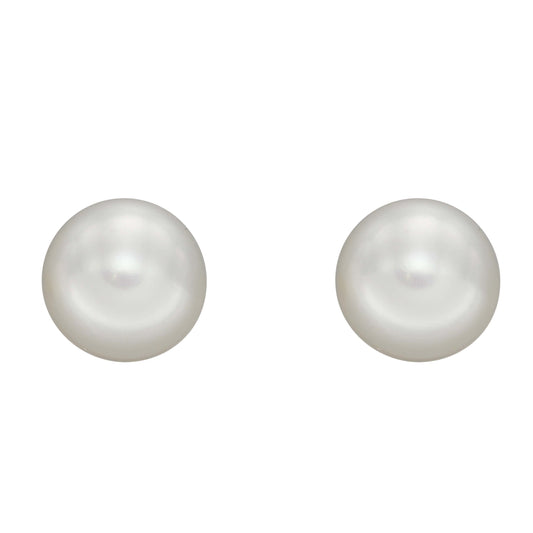 Elements Gold Pearl Stud Earrings