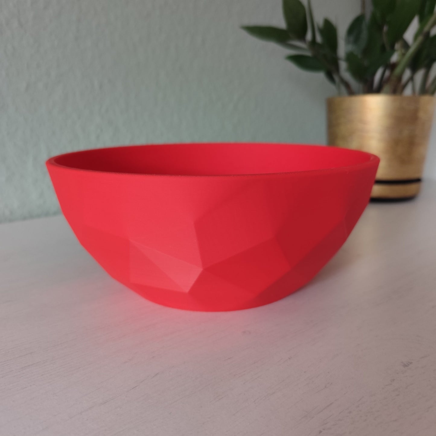 Low Poly Design Snack Bowl - Modern Nacho & Nibble Dish