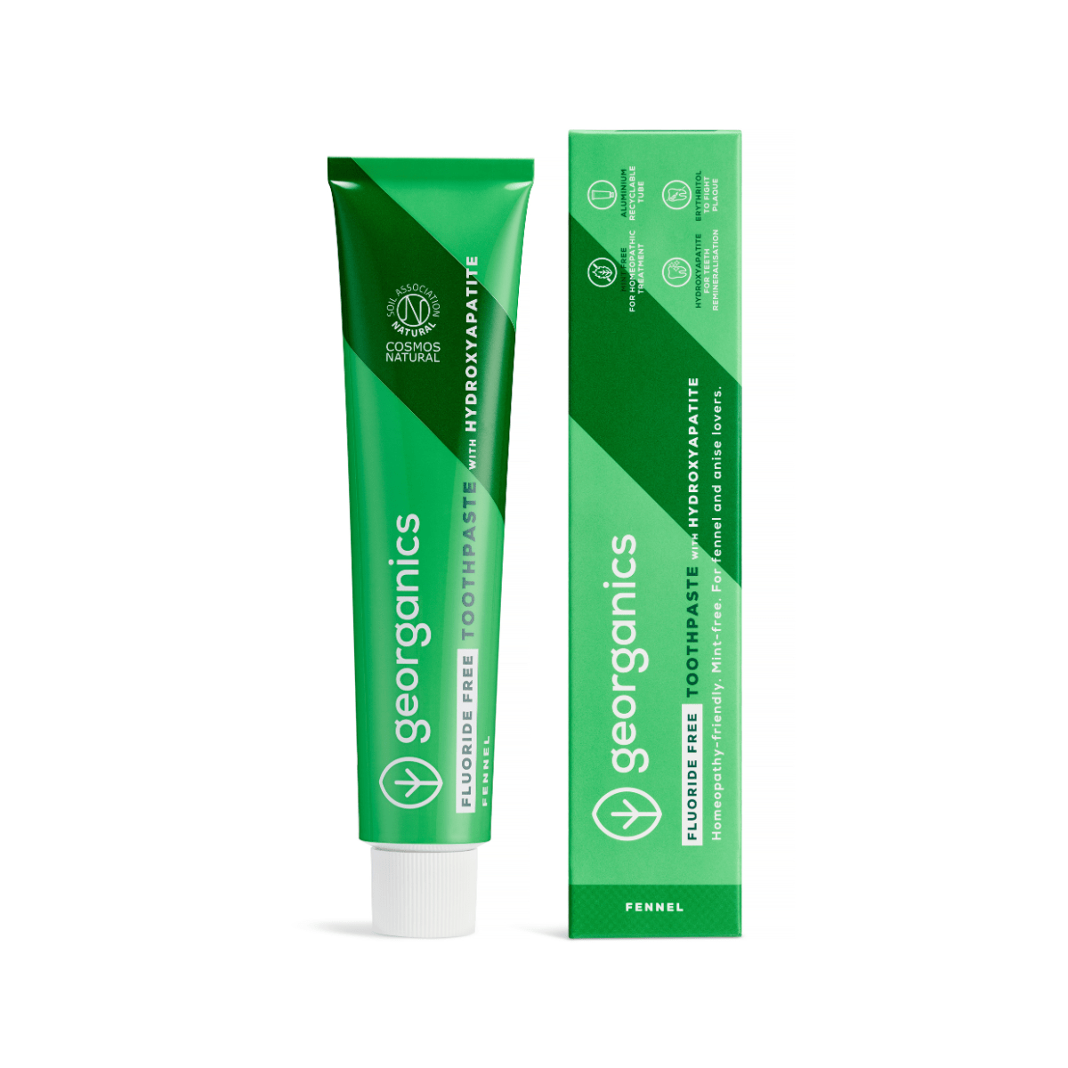 Georganics Fluoride-Free Fennel Toothpaste with Hydroxyapatite