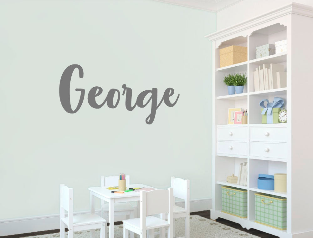 Name Wall Stickers – Personalised Vinyl Decals for Bedrooms & Nursery
