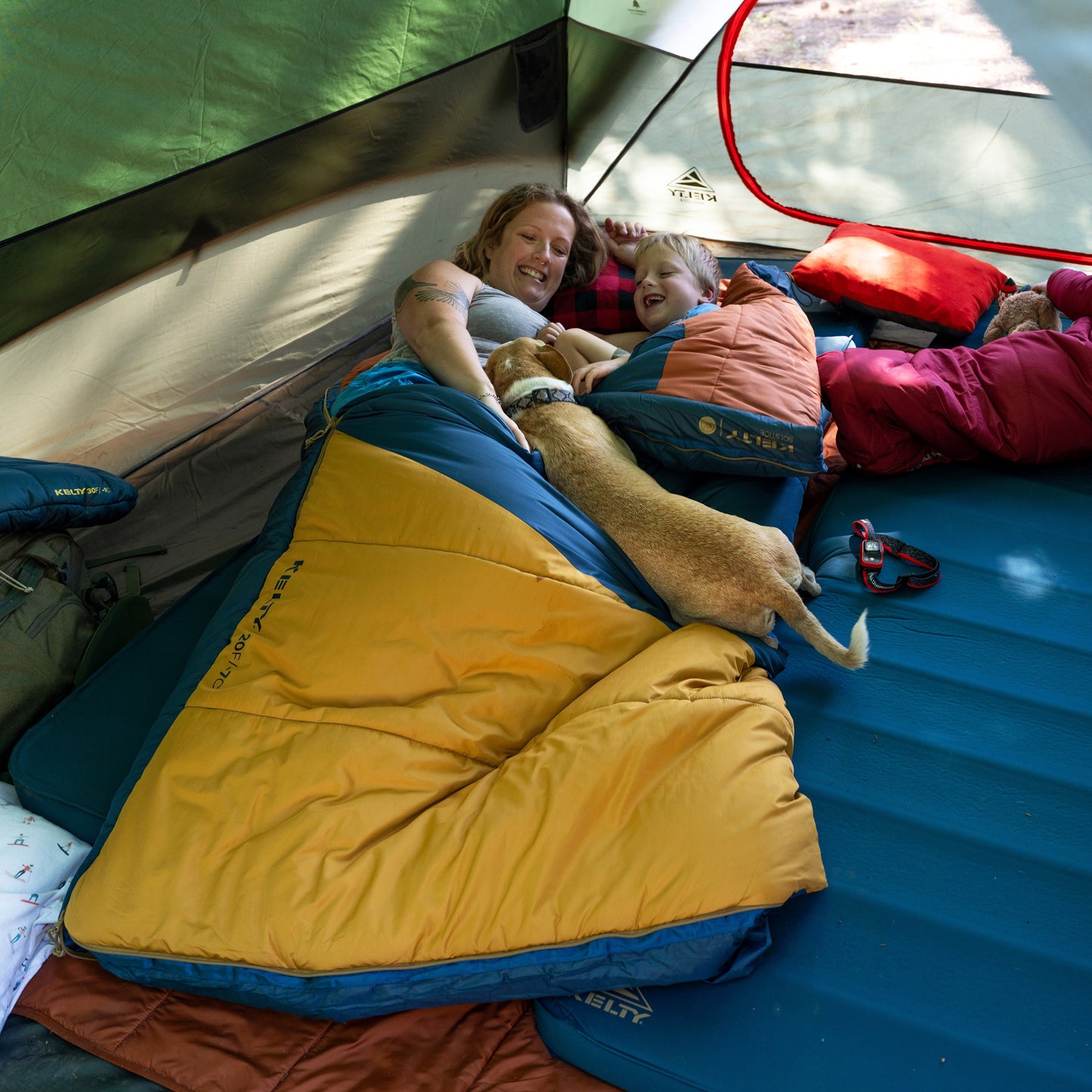 Kelty Solstice 20°F (-7°C) Synthetic Sleeping Bag - One Size - Midnight Navy/Woodthrush