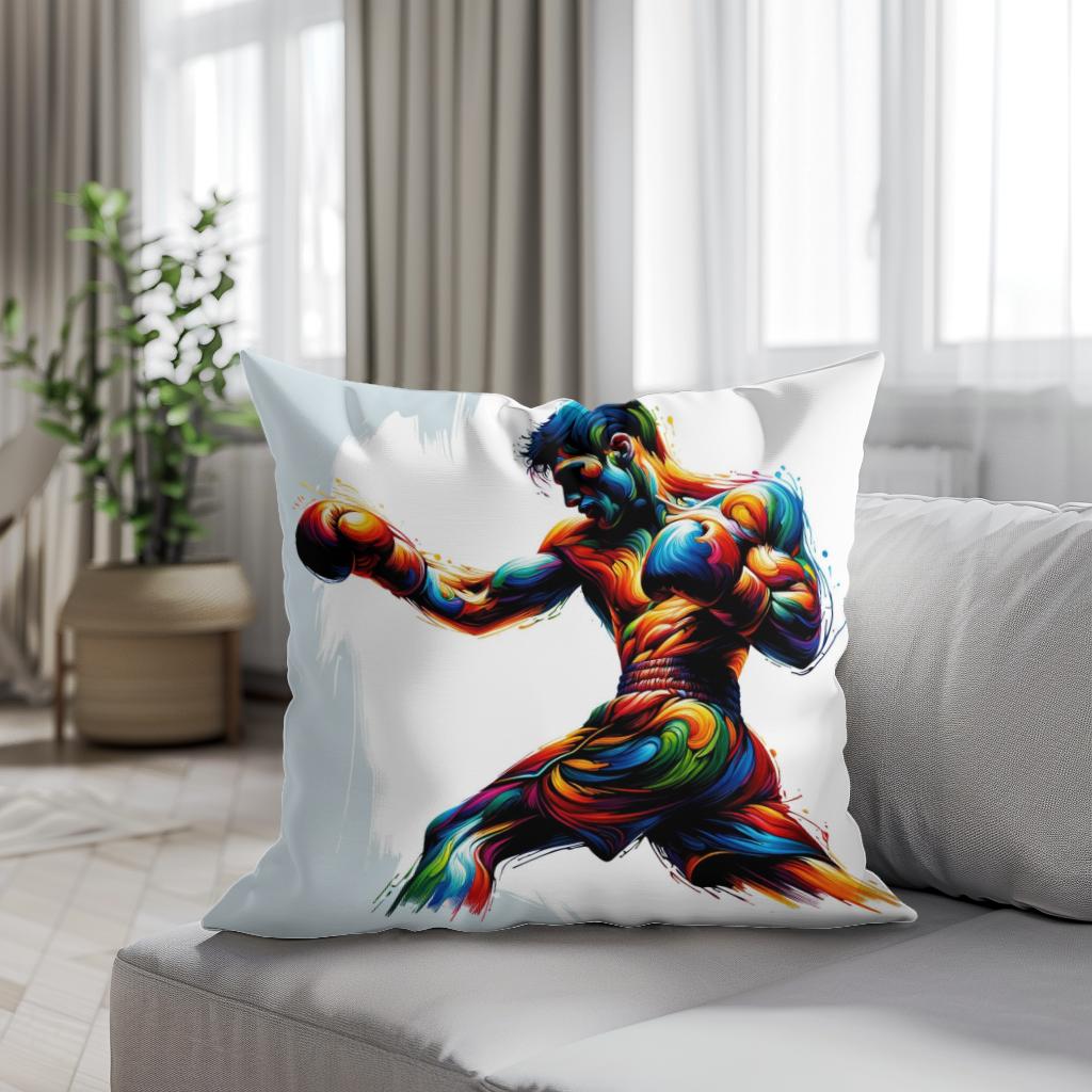 Dynamic Punch Cotton Cushion