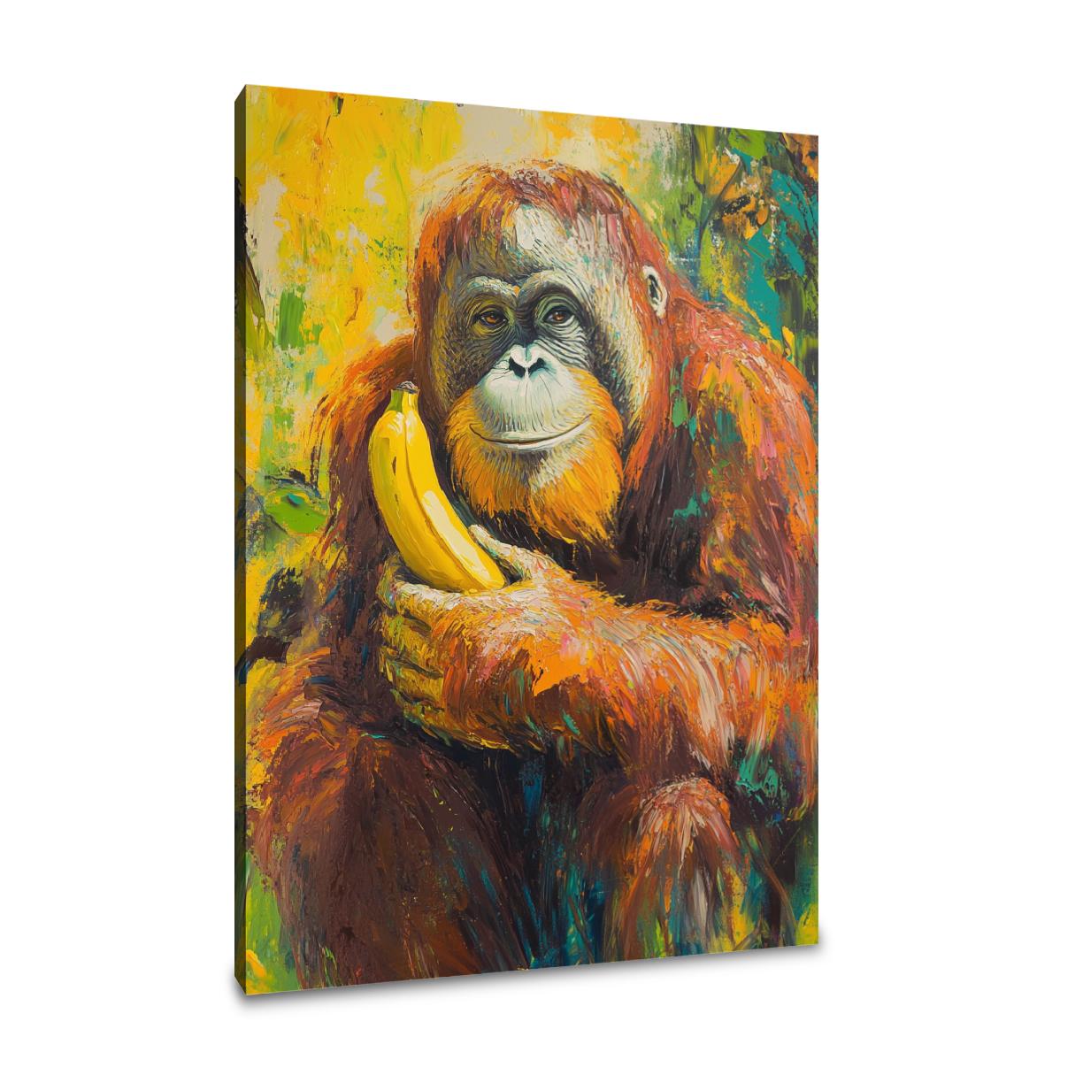 Orangutan's Feast Canvas